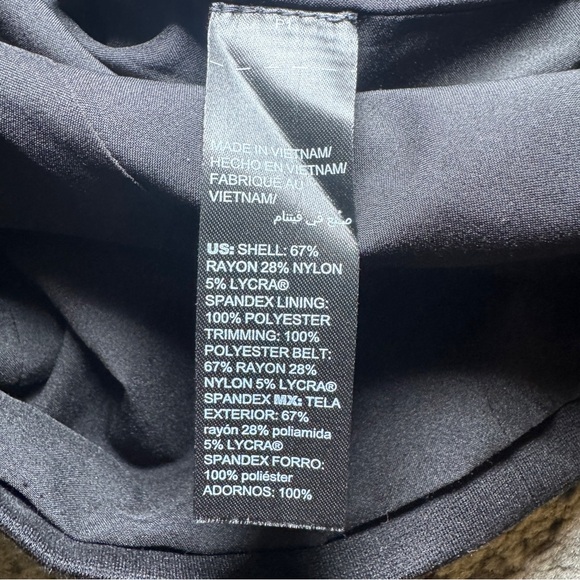 White House Black Market Military Style Jacket Blazer – Black, Button Front - Picture 8 of 12